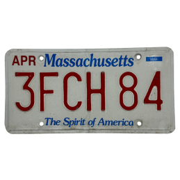 Massachusetts rendszám