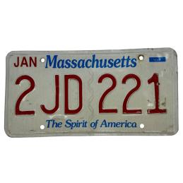 Massachusetts rendszám