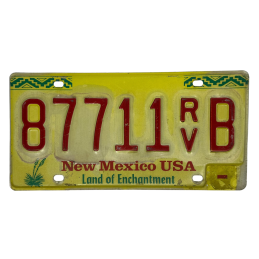 New Mexico rendszám