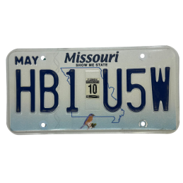 Missouri rendszám