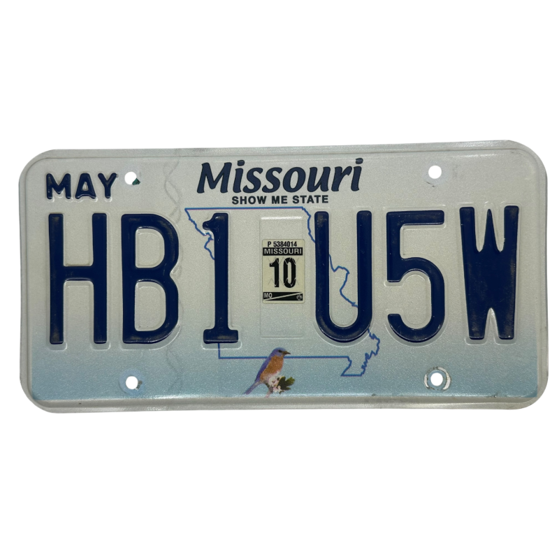 Missouri rendszám Missouri rendszám