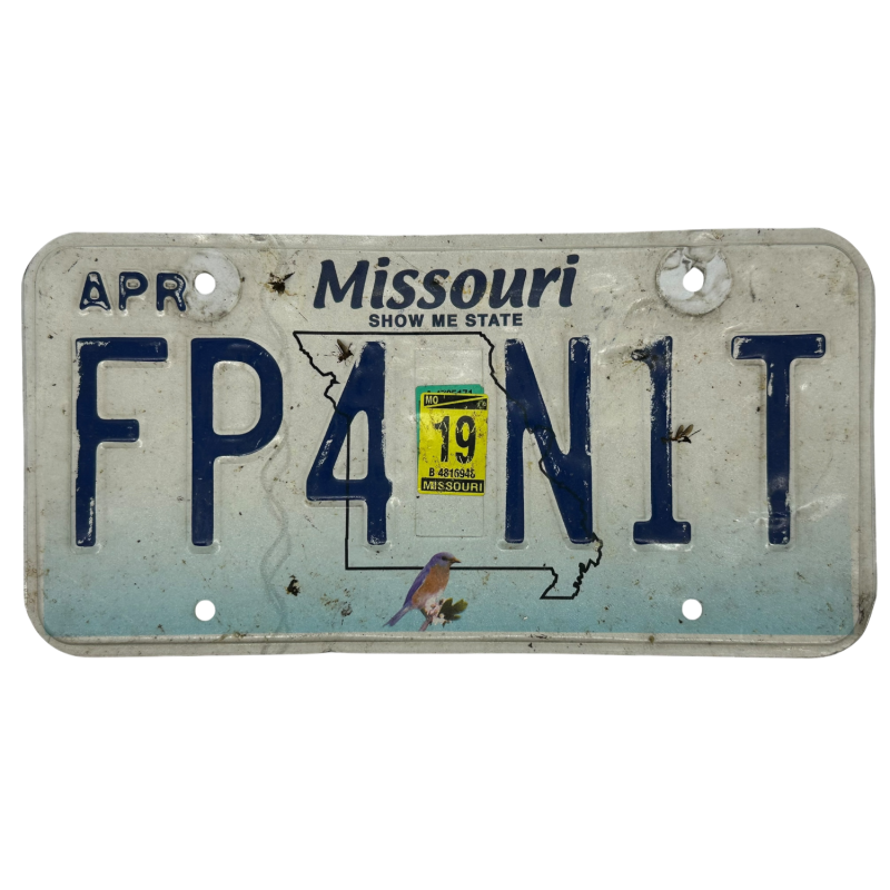 Missouri rendszám Missouri rendszám