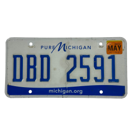 Michigan rendszám