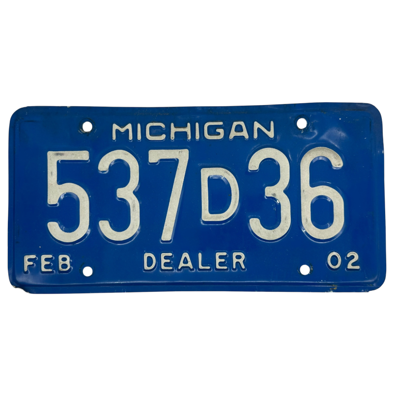 Michigan rendszám