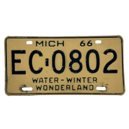 Michigan rendszám