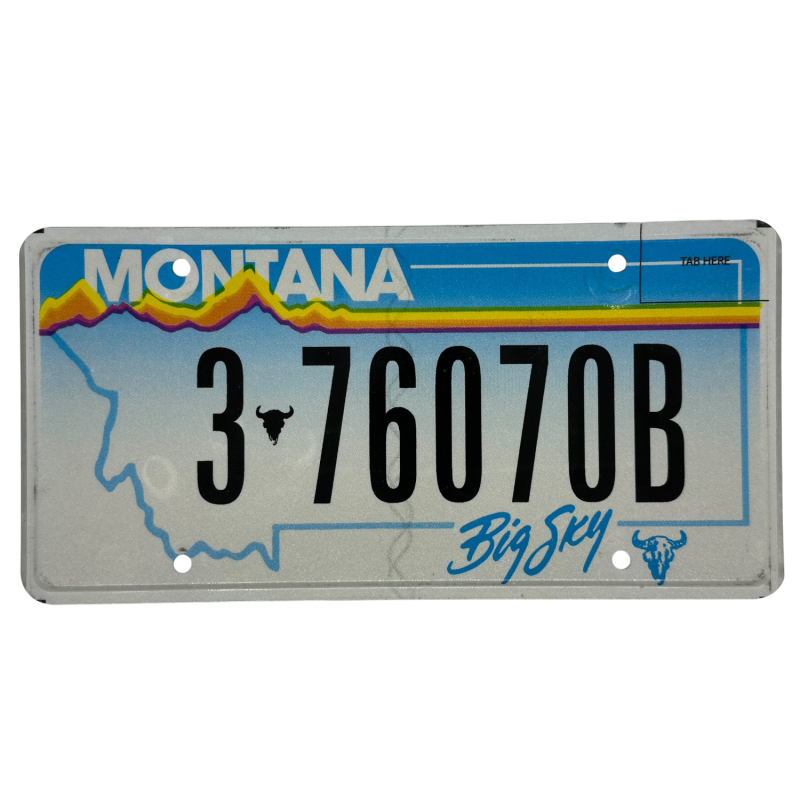 Montana rendszám