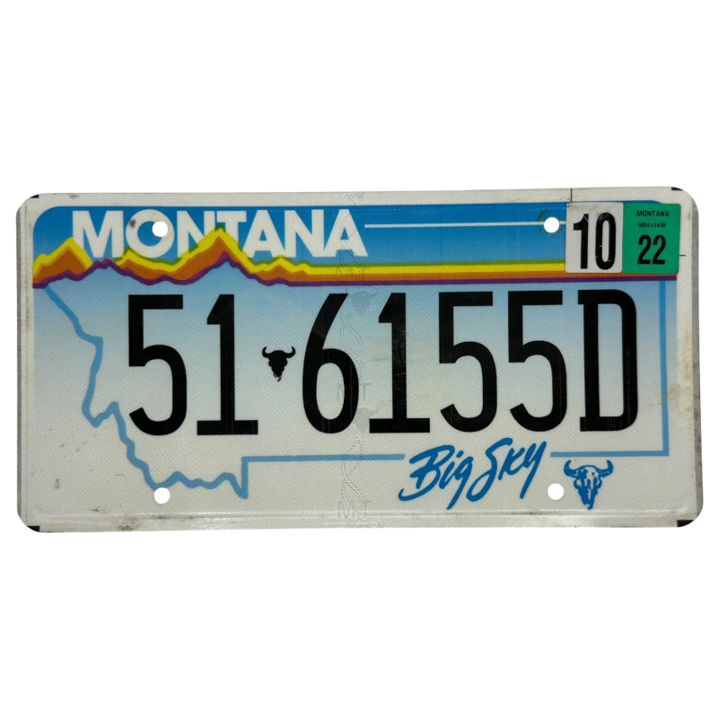 Montana rendszám Montana rendszám
