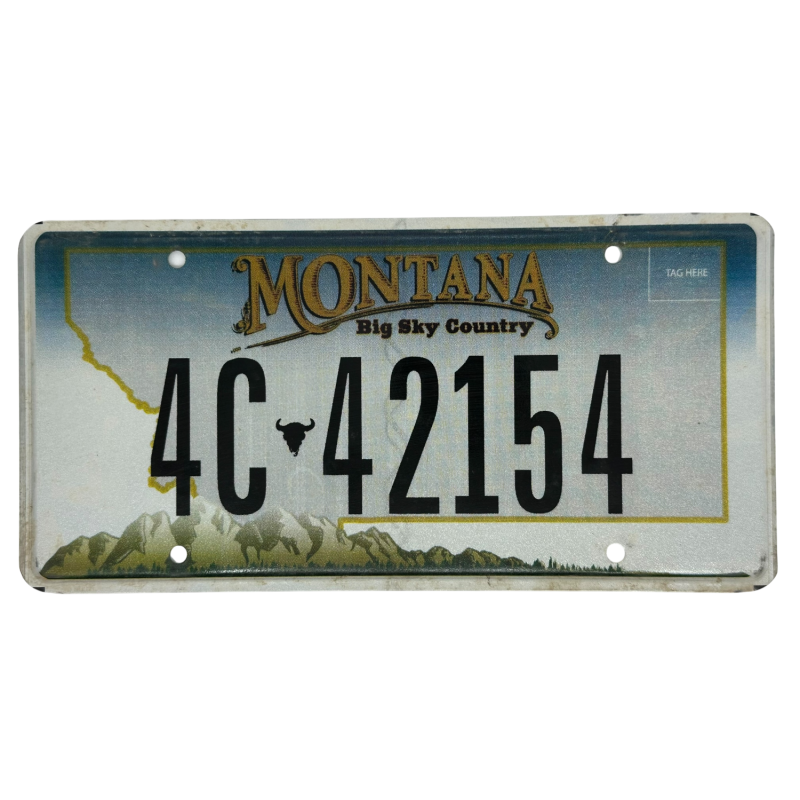 Montana rendszám Montana rendszám