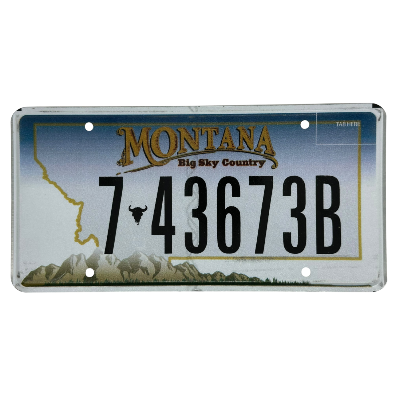 Montana rendszám Montana rendszám