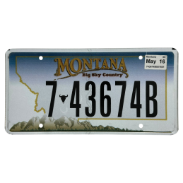 Montana rendszám