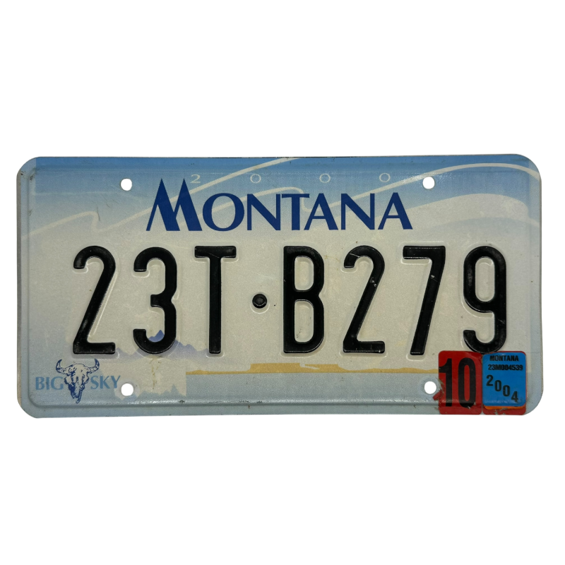 Montana rendszám Montana rendszám