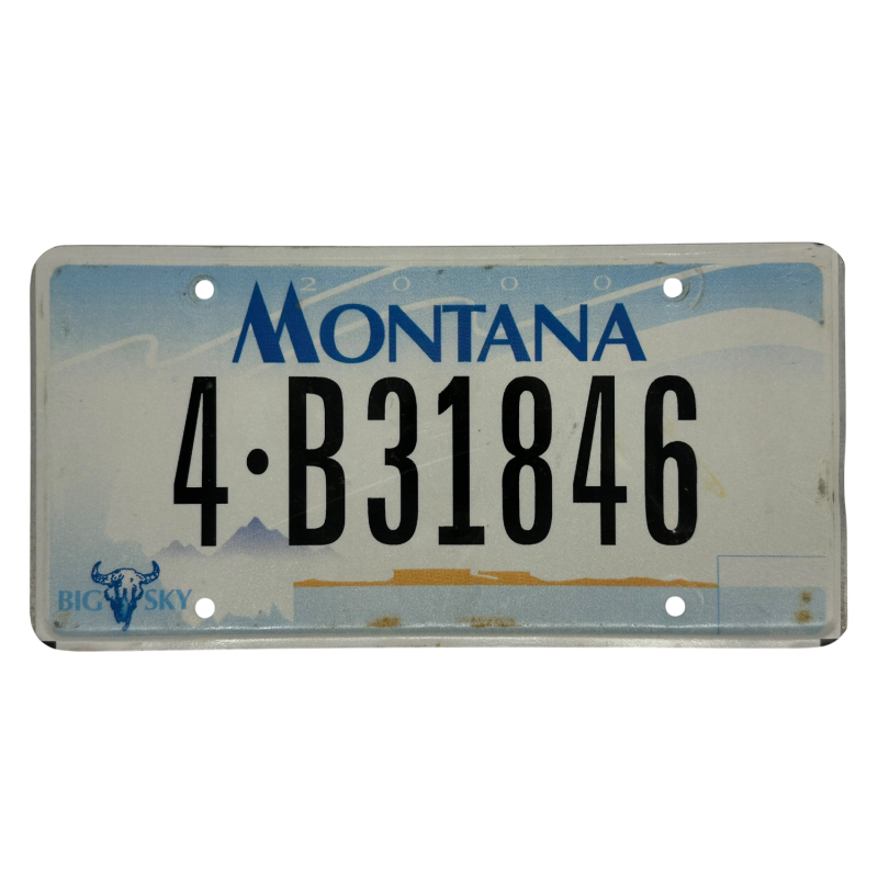 Montana rendszám Montana rendszám