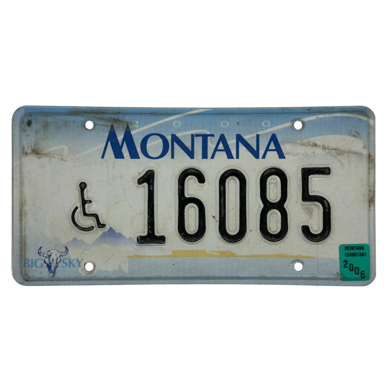 Montana rendszám Montana rendszám