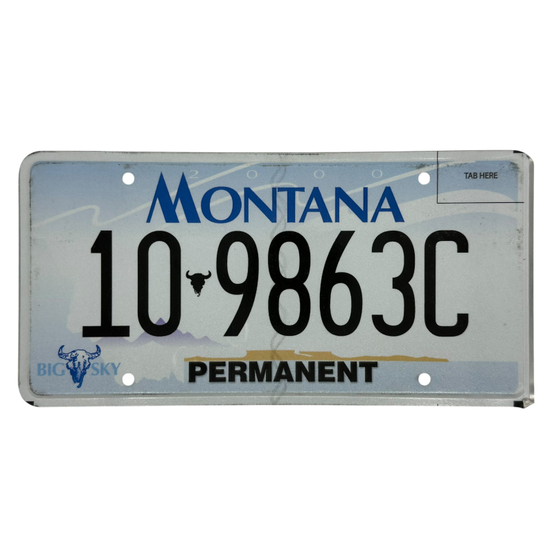 Montana rendszám Montana rendszám