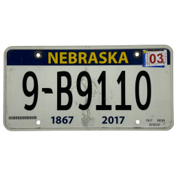 Nebraska rendszám