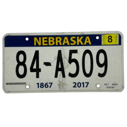 Nebraska rendszám