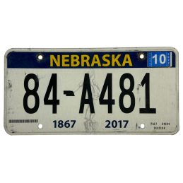 Nebraska rendszám