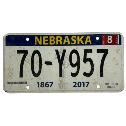 Nebraska rendszám