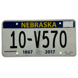 Nebraska rendszám