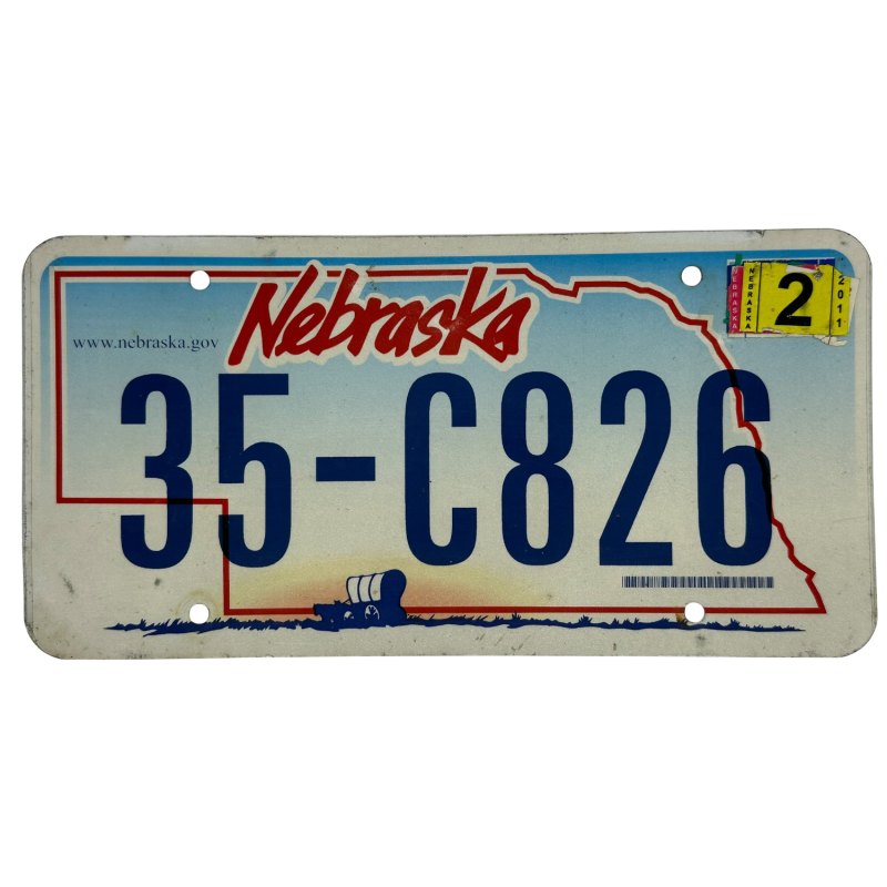 Nebraska rendszám Nebraska rendszám