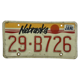 Nebraska rendszám