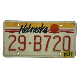 Nebraska rendszám
