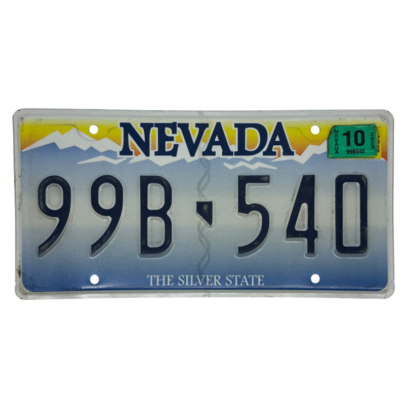 Nevada rendszám Nevada rendszám