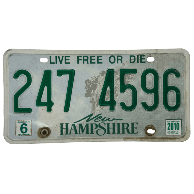 New Hampshire rendszám New Hampshire rendszám