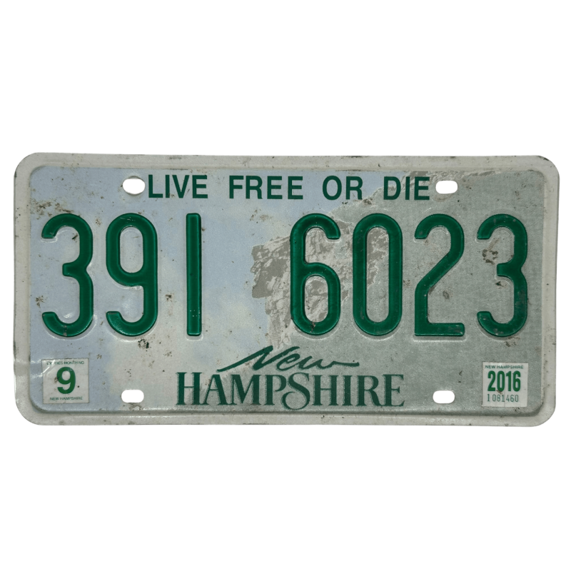 New Hampshire rendszám New Hampshire rendszám