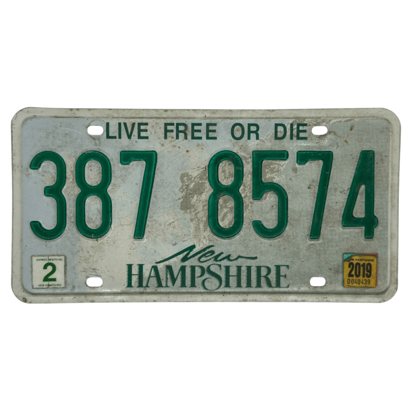 New Hampshire rendszám
