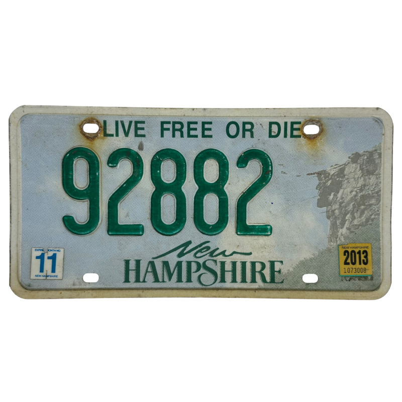 New Hampshire rendszám