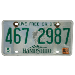 New Hampshire rendszám