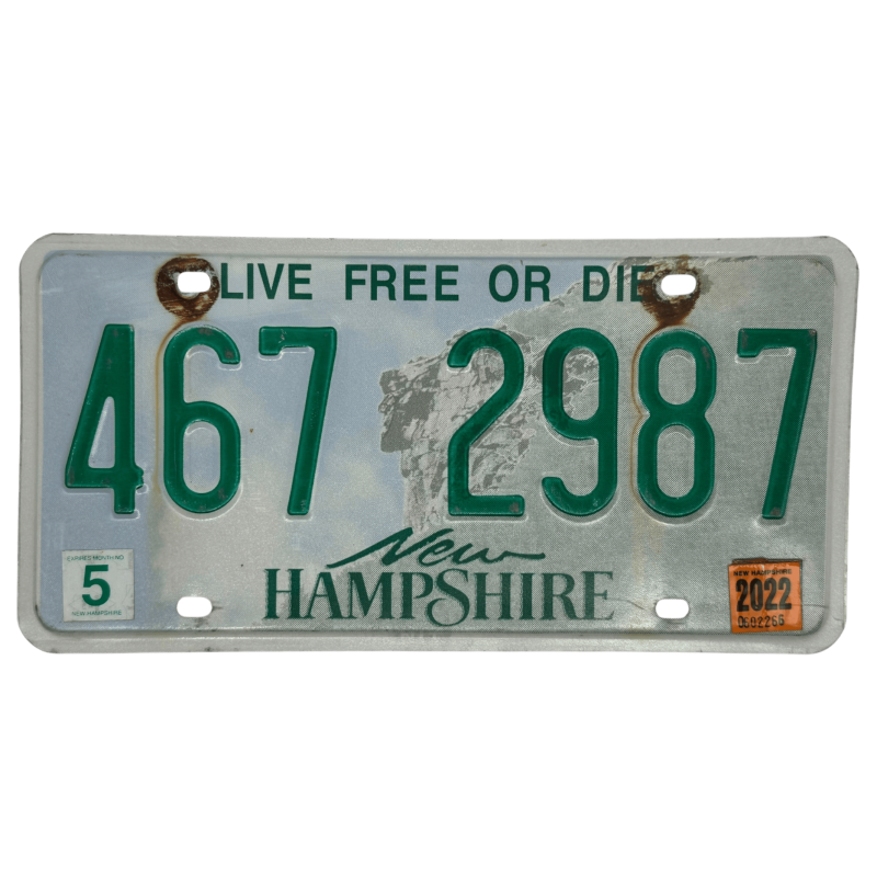 New Hampshire rendszám New Hampshire rendszám
