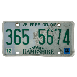 New Hampshire rendszám