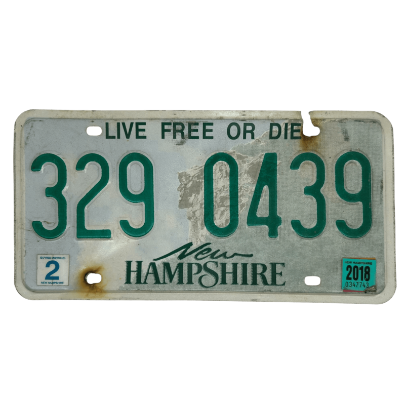 New Hampshire rendszám