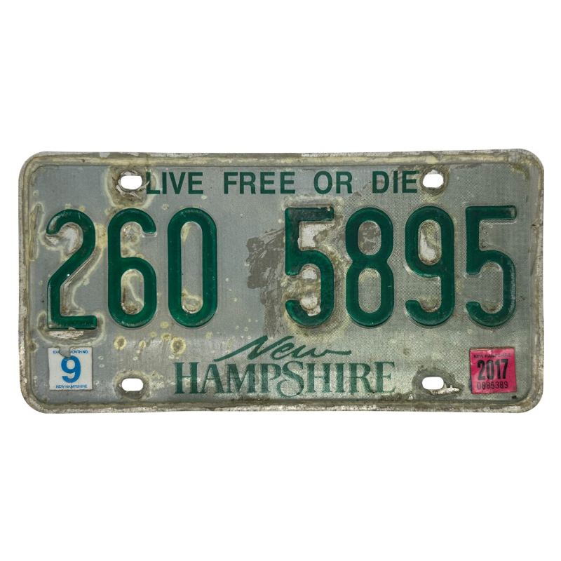 New Hampshire rendszám