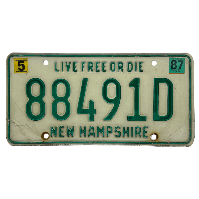 New Hampshire rendszám