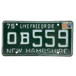 New Hampshire rendszám