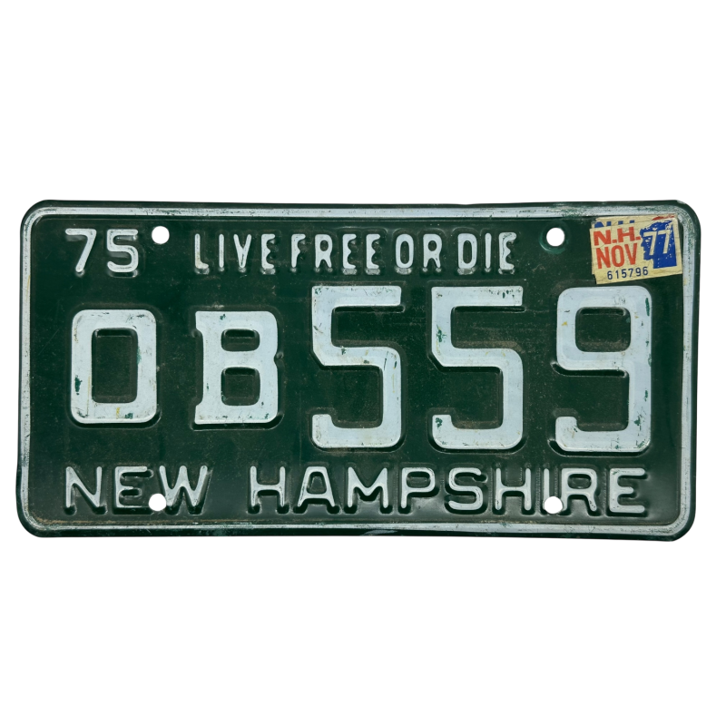 New Hampshire rendszám New Hampshire rendszám