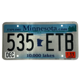Minnesota rendszám