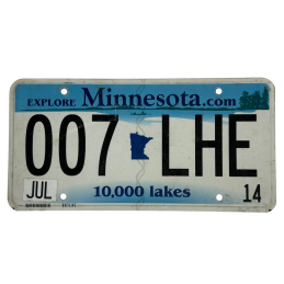 Minnesota rendszám