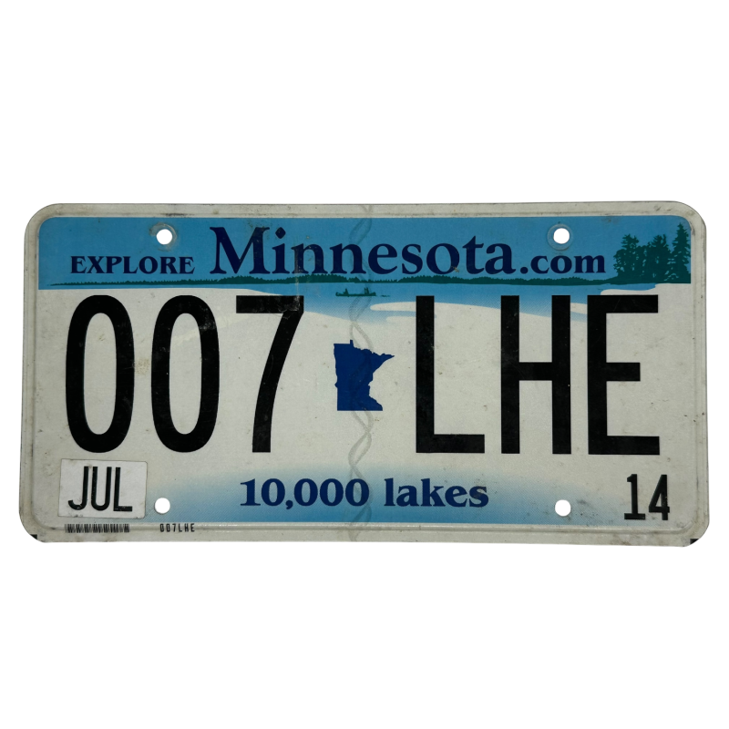 Minnesota rendszám