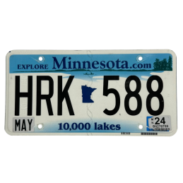 Minnesota rendszám