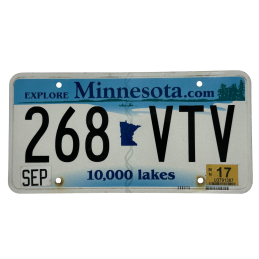 Minnesota rendszám