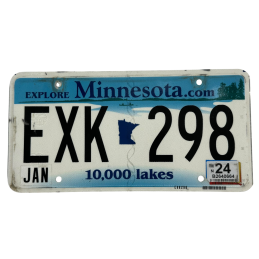Minnesota rendszám