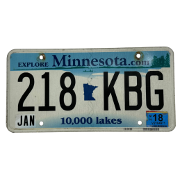 Minnesota rendszám