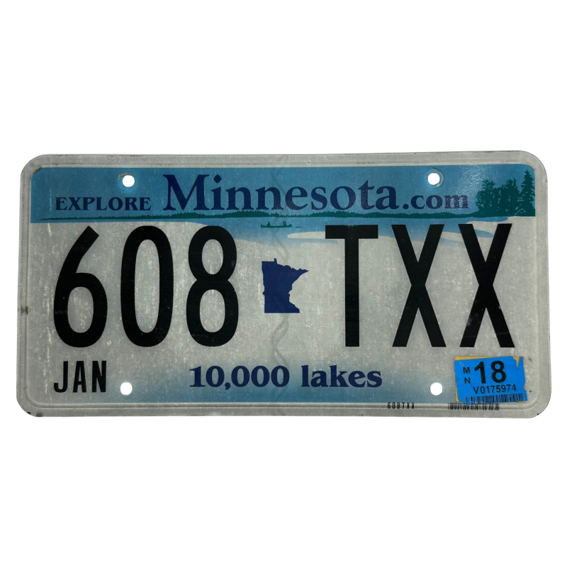 Minnesota rendszám