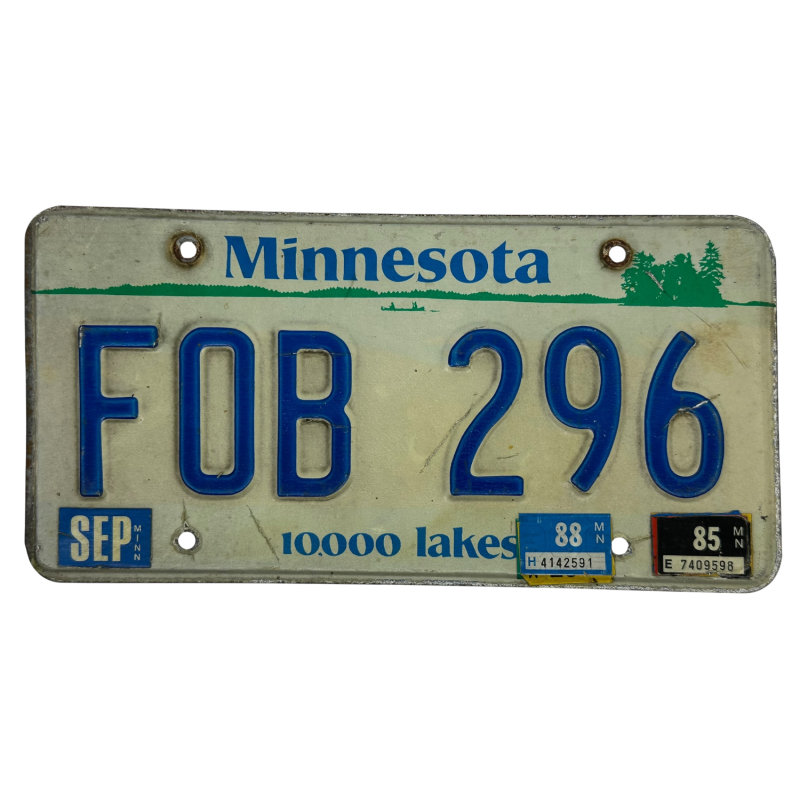 Minnesota rendszám