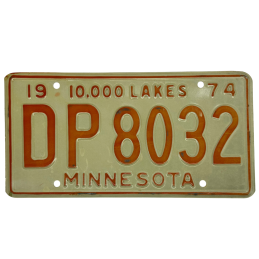 Minnesota rendszám