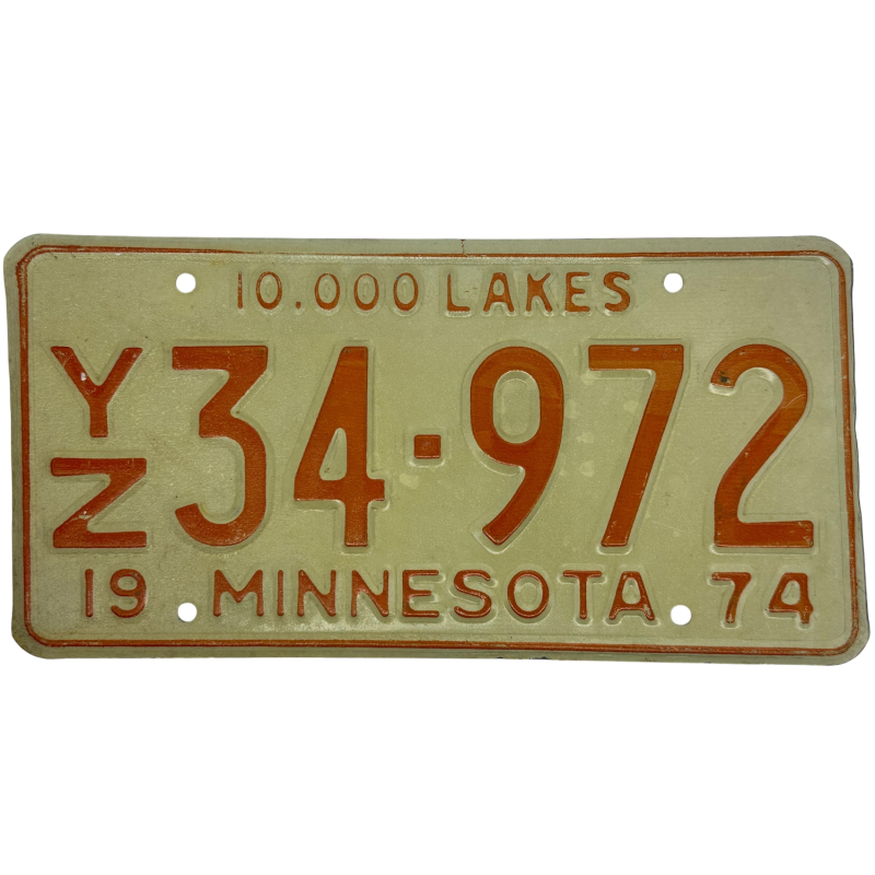 Minnesota rendszám